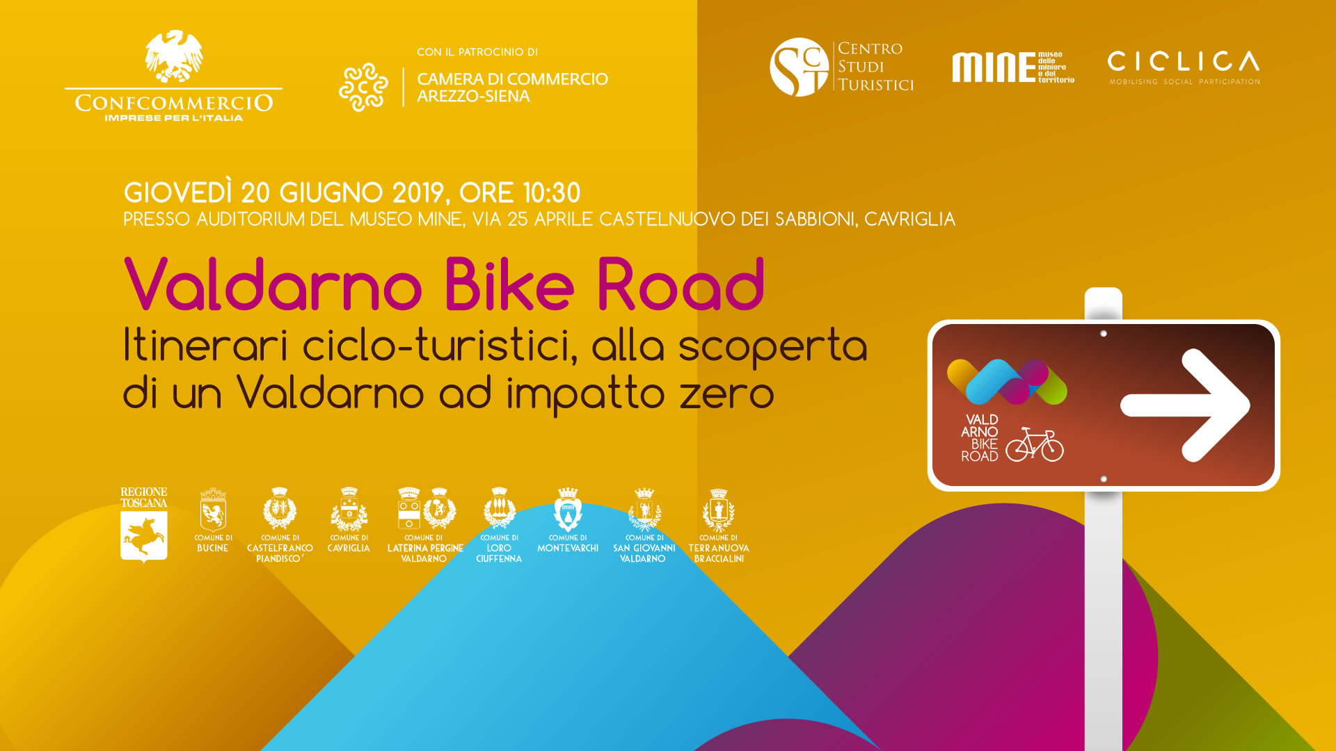 Benvenuti nella Valdarno Bike Road